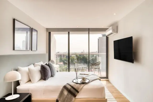 Studio with Balcony