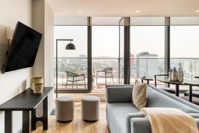 Two-Bedroom Apartment with Balcony