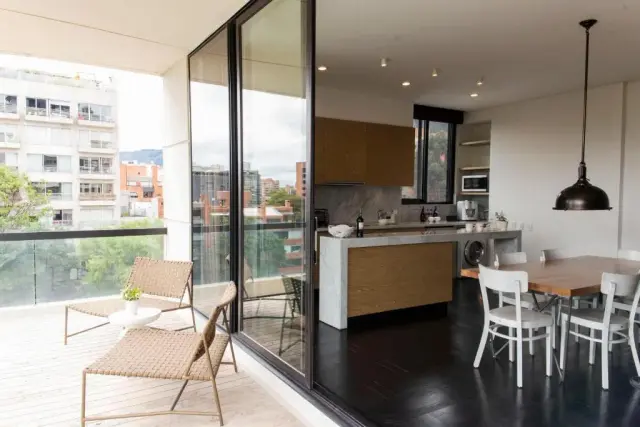 Two-Bedroom Apartment with Balcony and Terrace