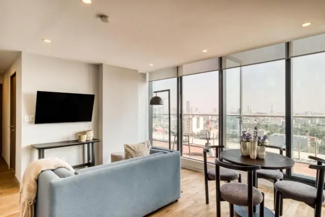 Two-Bedroom Apartment with Balcony
