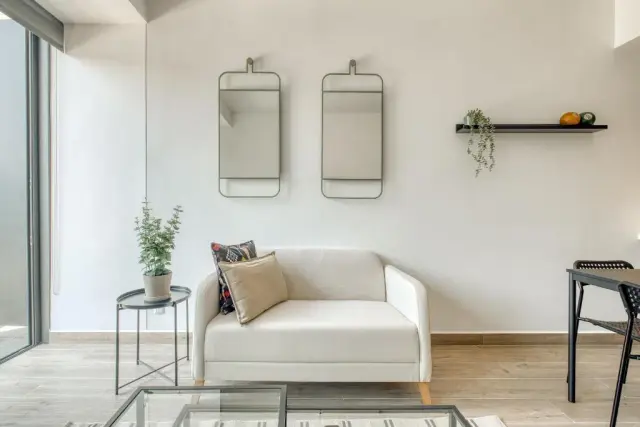 One-Bedroom Apartment with Balcony and City View